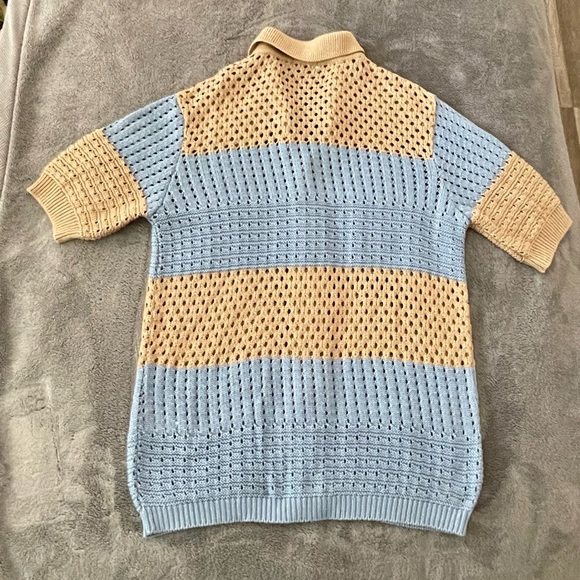 SOLD on Depop - Topman Short Sleeve Sweater 👕 - Picture 4 of 5